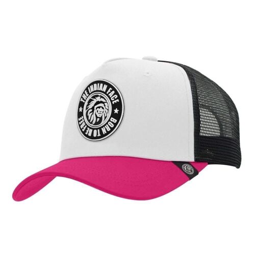 8433856070422 - Gorra Trucker Born to be Free Blanca The Indian Face para hombre y mujer