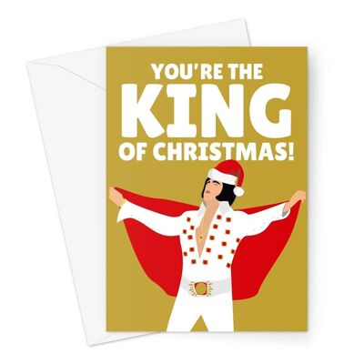 You are the King of Christmas Celebrity Music Elvis Retro