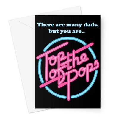 You Are Top of the Pops Father's Day Birthday Retro Card