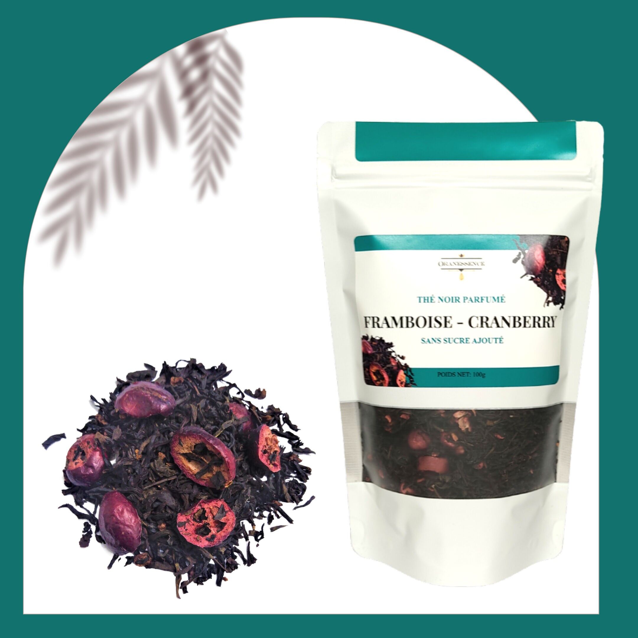 Tè nero Lampone e mirtillo rosso