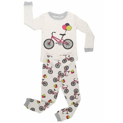 Bike Girls 2 Piece Pyjamas Set Cotton