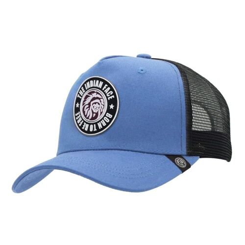 8433856070439 - Gorra Trucker Born to be Free Azul The Indian Face para hombre y mujer