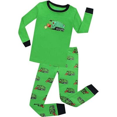 Dustbin Lorry Boys 2 Piece Pyjamas Set Cotton