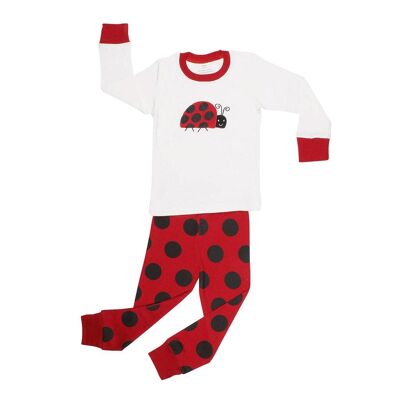 Ladybird (Ladybug) Girl's 2 Piece Pyjamas Set Cotton
