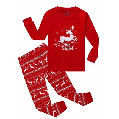 Reindeer Adults 2 Piece Pyjamas Set Cotton