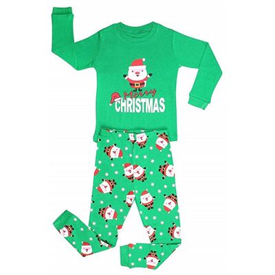 Santa Christmas Boy's  2 Piece Pyjamas Set Cotton