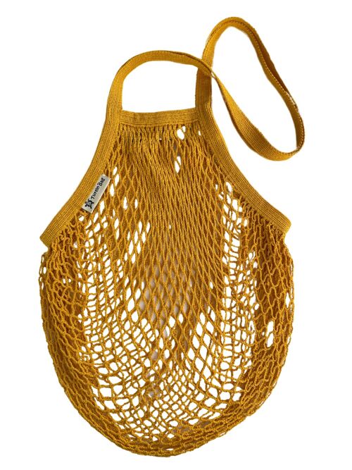 Long Handled String Bag - Gold
