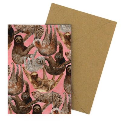 Sleuth of Sloths Greeting Card