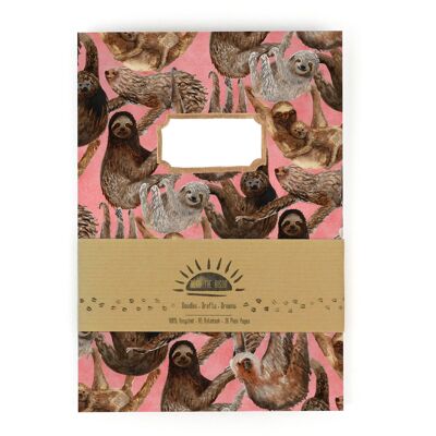 Sleuth of Sloths A5 Notebook