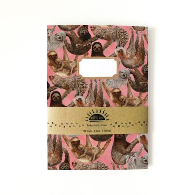 Sleuth of Sloths Lined Journal