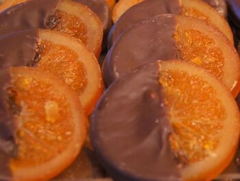 Coffret Tranches d'Oranges confites et chocolat 150g 2