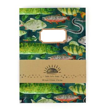 Carnet de notes sur les poissons d'eau douce de Flumens 1