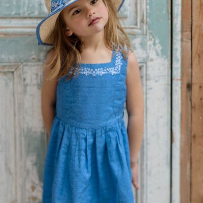 Robe évasée réversible imprimé fleuri enfant fille 3A