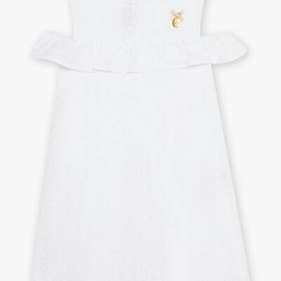 Robe blanche enfant fille  8+