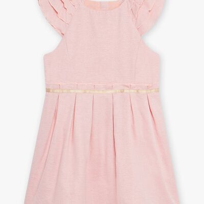 Robe en maille jacquard irisée enfant fille