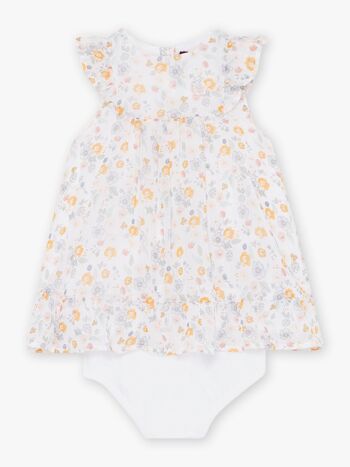 Robe à imprimé fleuri et bloomer bébé fille  6M 1