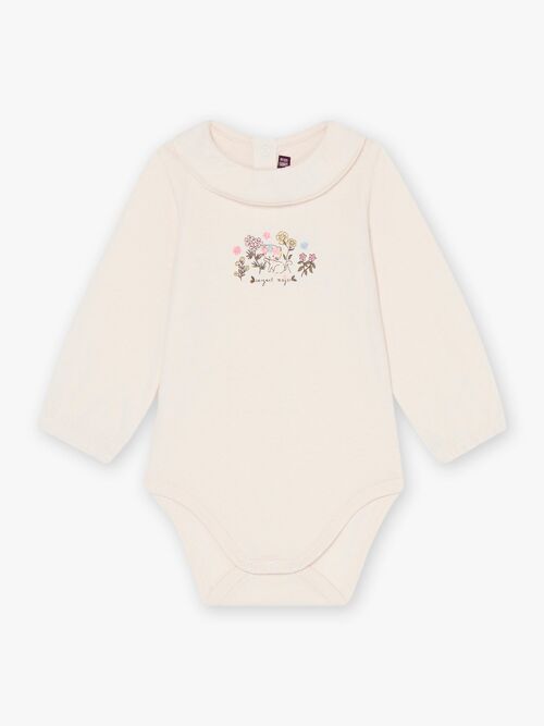 Body col volants motif fantaisie bébé fille  6M