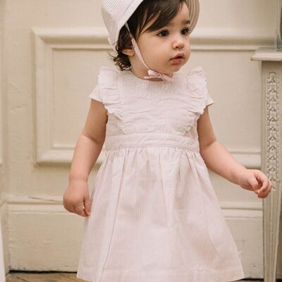 Robe de cérémonie et bloomer bébé fille  6M