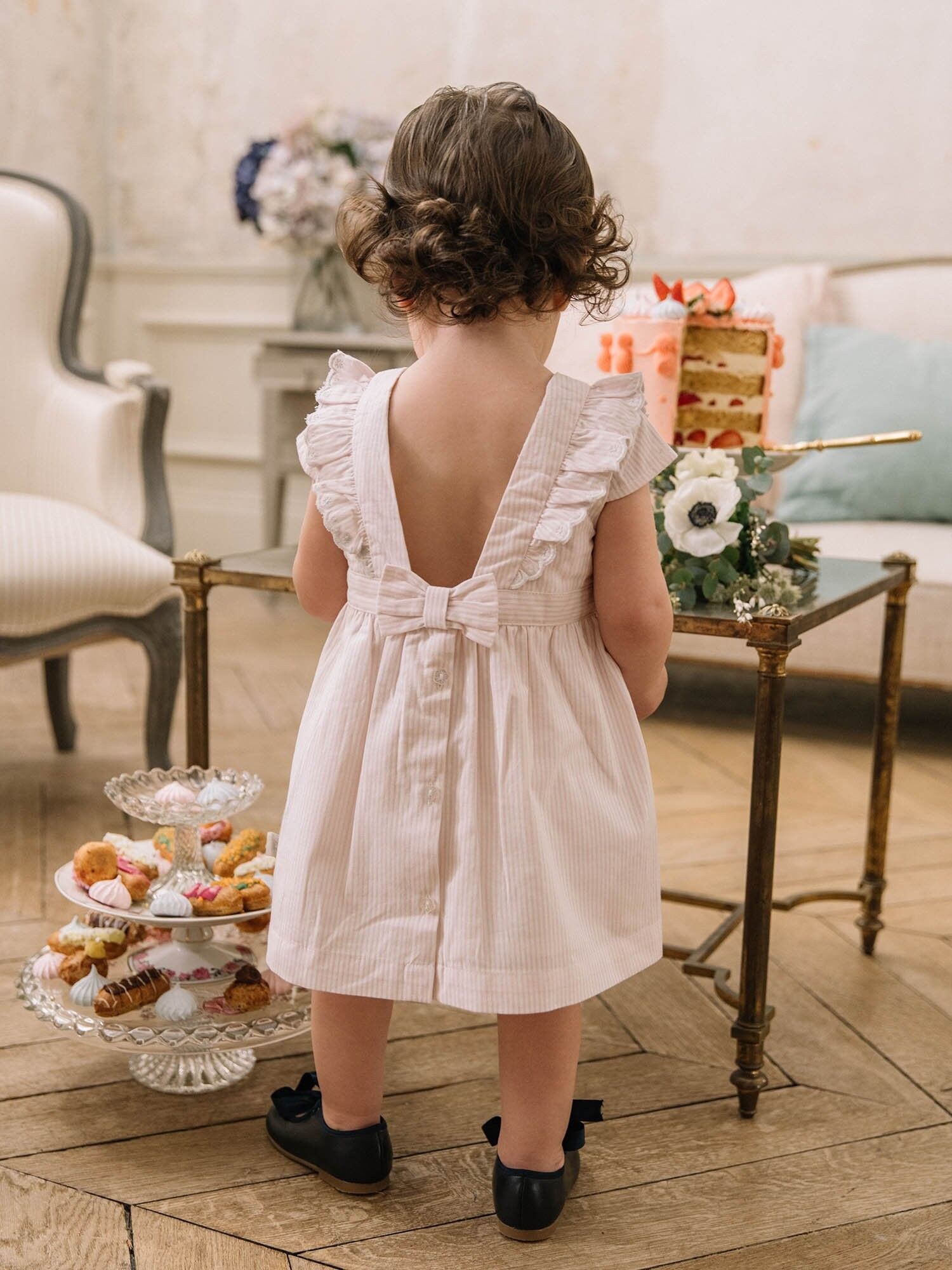 Robe bloomer bébé fille sale