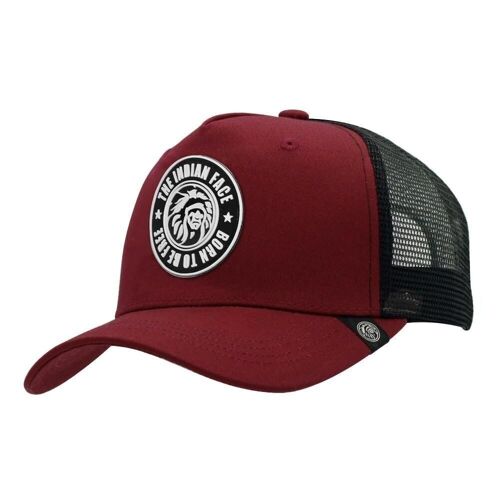 8433856070507 - Gorra Trucker Born to be Free Rojo The Indian Face para hombre y mujer