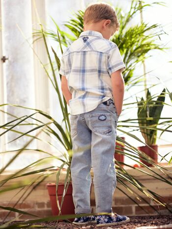 Jean denim coupe ballon enfant garçon 2A 2