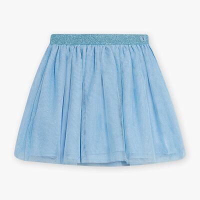 Jupe bleu azur enfant fille  11A