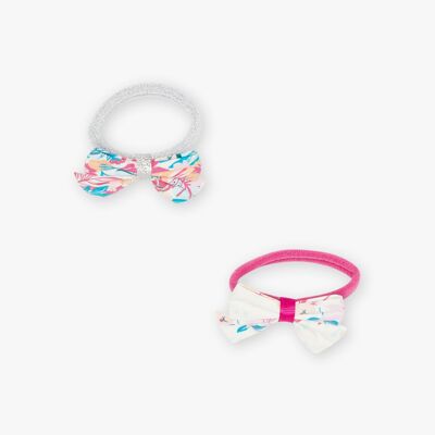 Lot de 2 élastiques fantaisie enfant fille TU