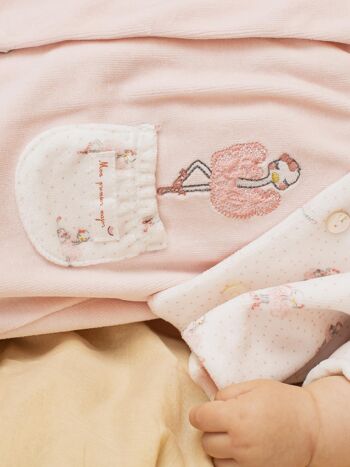 Ensemble pyjama et gilet bébé fille 3