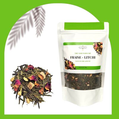 Té verde de lichi y fresa