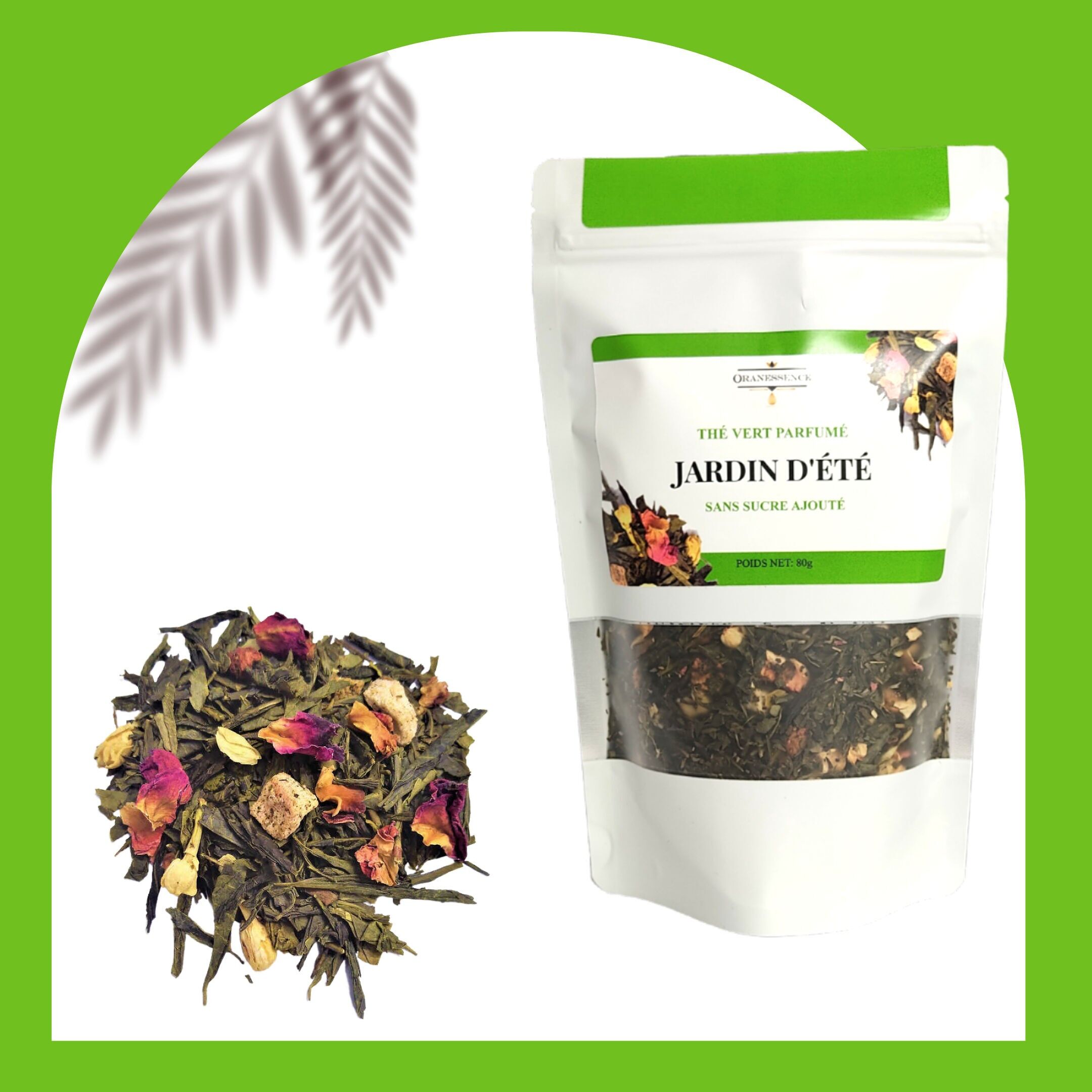 Thé vert jardin d'été