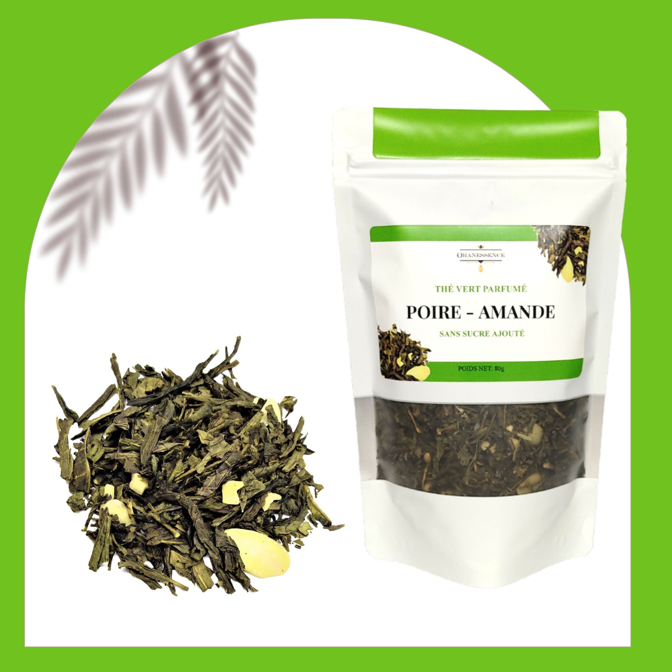 Tè verde pera-mandorla