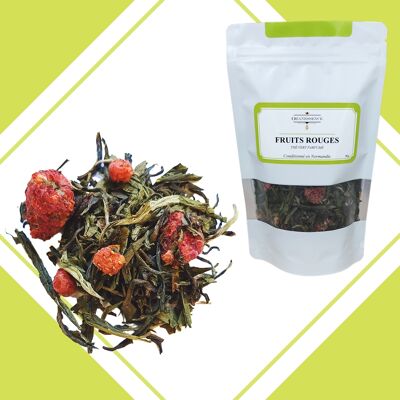 Grüner Tee Rote Früchte