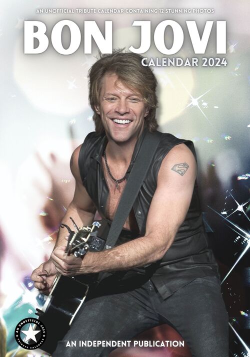Calendrier 2024 Jon Bon Jovi format A3