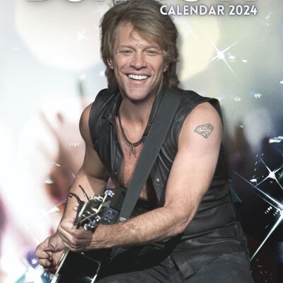 2024 Jon Bon Jovi Calendar A3 format