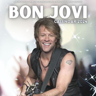 Calendario Jon Bon Jovi 2024 formato A3