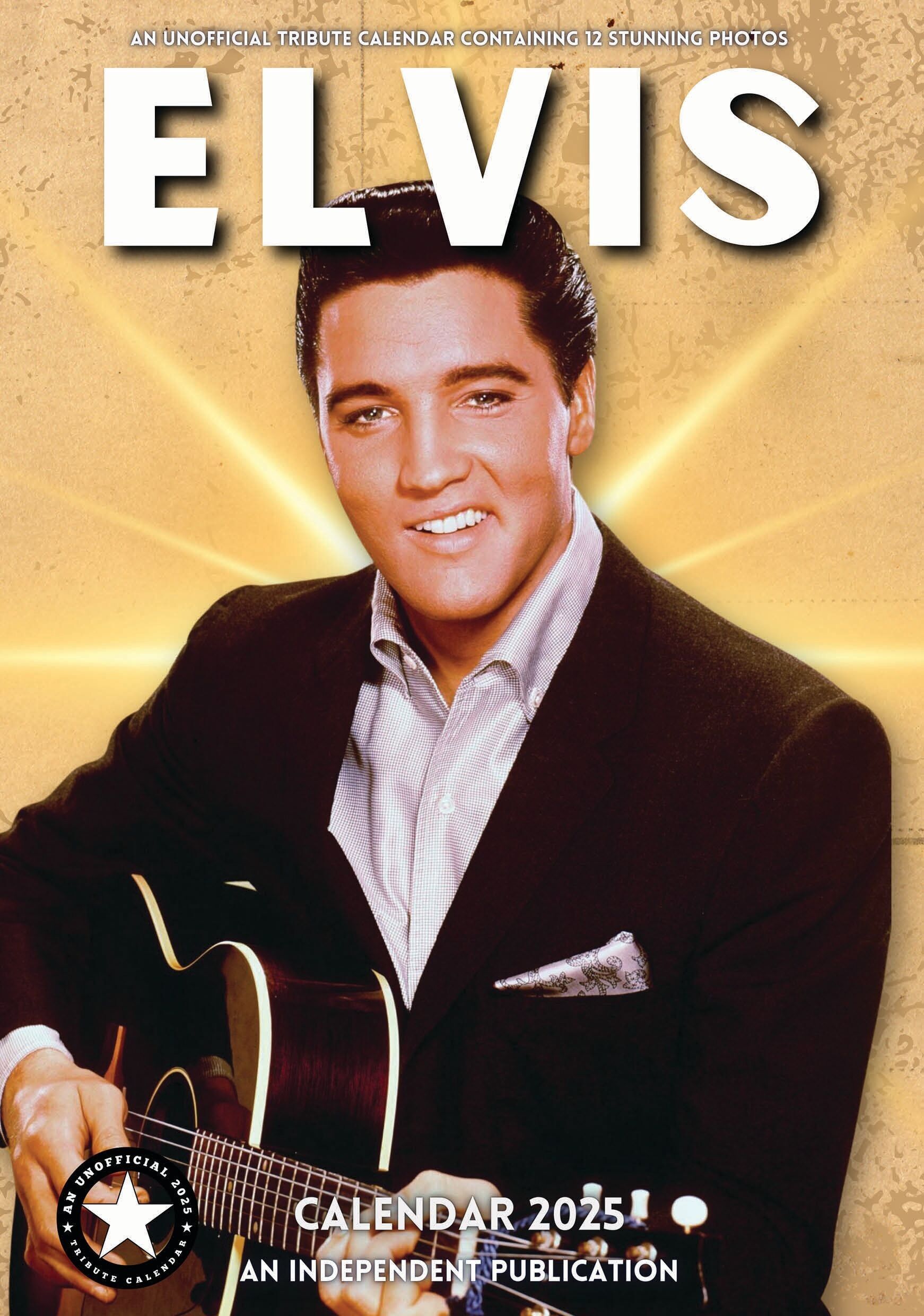 2025 Elvis Presley A3 Calendar