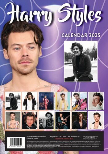 Calendrier 2025 Harry styles A3 3