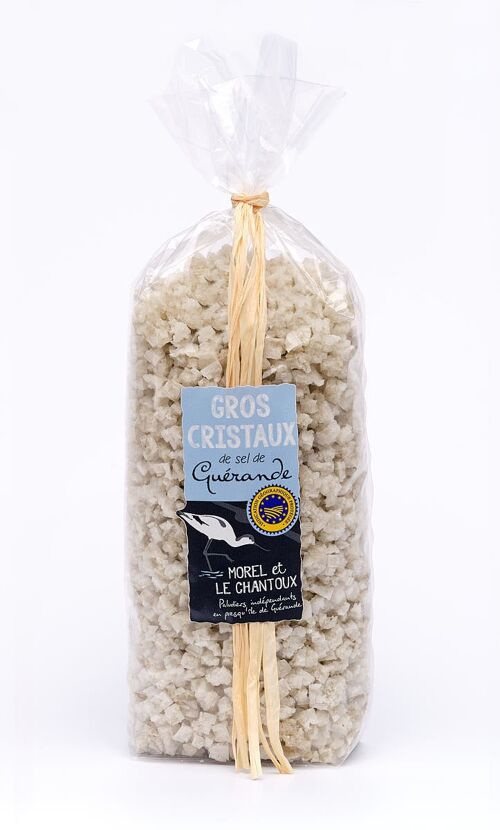 Gros cristaux de sel de Guérande IGP - sachet 500 g