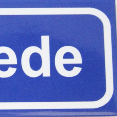 Fridge Magnet Town sign  Enschede