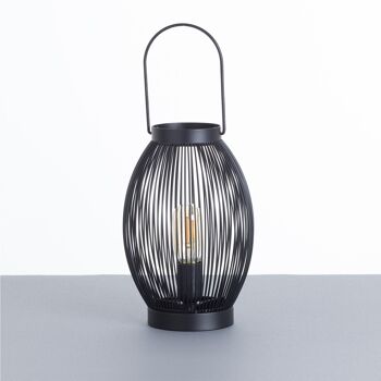 Shun Lampe de table en fer noir 18x28,5cm 7H SevenOn 2