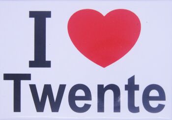 Koelkastmagnet I Love Twente 1