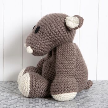 Kit de tricot géant Annie l'hippopotame 2