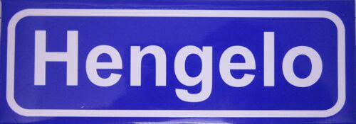 Fridge Magnet Town sign Hengelo