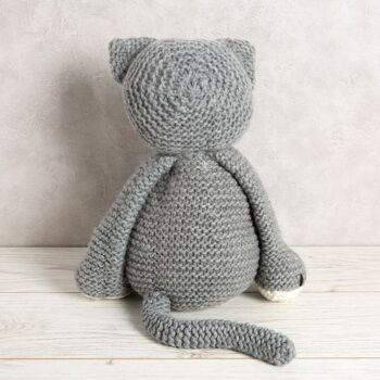 Kit de tricot géant Chloé le chat 3