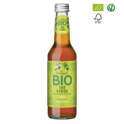 Thé glacé BIO vert fleur d'oranger/menthe