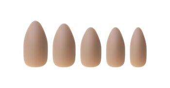 Invogue Taupe Nude Oval Nails (24 Pièces) 3