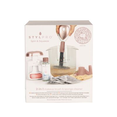 STYLPRO Spin and Squeeze Make-up-Pinsel und Schwammreiniger