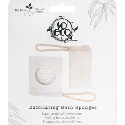 So Eco Exfoliating Bath Sponges - 2 Pack