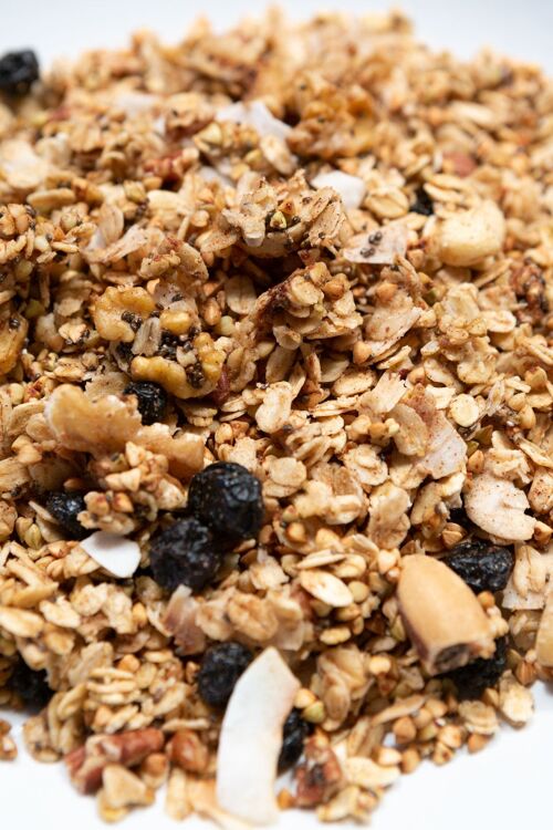 Healthy Homemade Granola - Buckwheat & Blueberry - 500g (Case of 6)