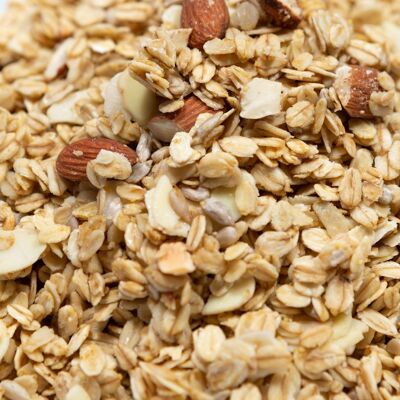 Granola sana fatta in casa - Mandorla d'acero - 1 kg (scatola da 6)